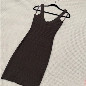 Herve Leger midi dress